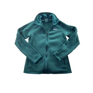 Patagonia Better Sweater Full Zip Jacket Womens XS Piki Green Fleece Hike